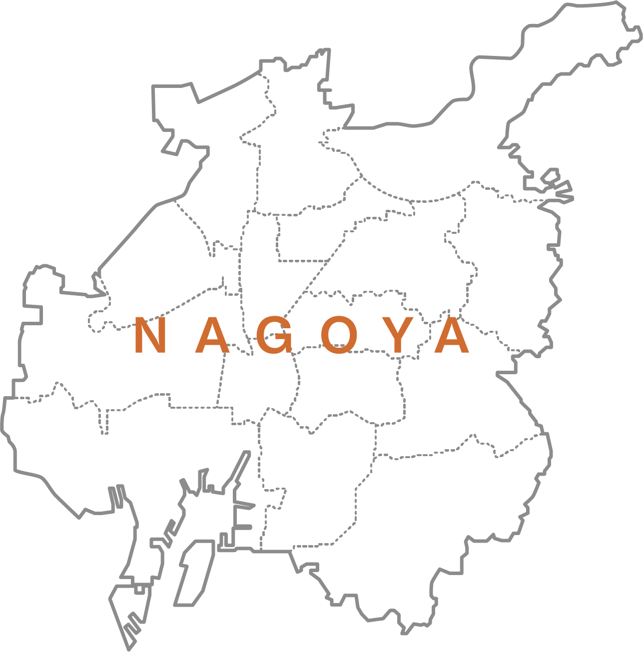 名古屋市の地図